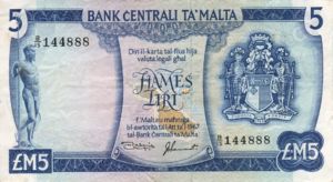 Malta, 5 Lira, P32c