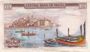 Malta, 10 Lira, P33a