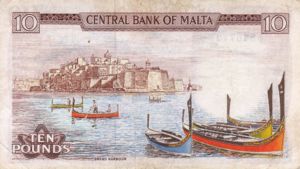 Malta, 10 Lira, P33b
