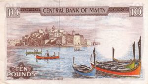 Malta, 10 Lira, P33e