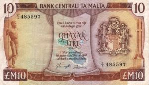 Malta, 10 Lira, P33d