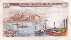 Malta, 10 Lira, P33d