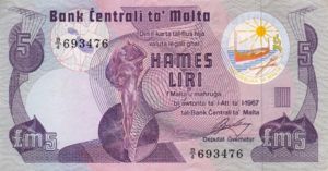 Malta, 5 Lira, P35a