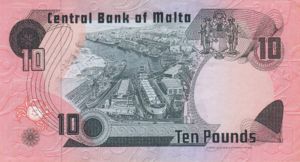 Malta, 10 Lira, P36a