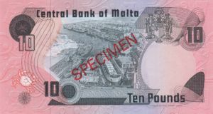 Malta, 10 Lira, P36as