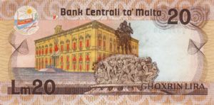 Malta, 20 Lira, P40