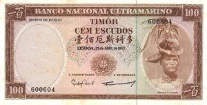 Timor, 100 Escudo, P28a Sign.8