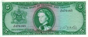 Trinidad and Tobago, 5 Dollar, P27b