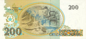 Brazil, 200 Cruzeiro, P225b, BCB B47b