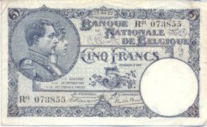 Belgium, 5 Franc, P93
