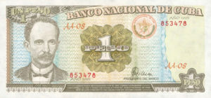 Cuba, 1 Peso, P112, BNC B33a