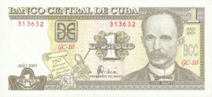 Cuba, 1 Peso, P125, BCC B13a