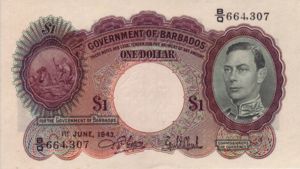 Barbados, 1 Dollar, P2b v3