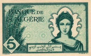 Algeria, 5 Franc, P91