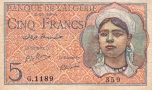 Algeria, 5 Franc, P94b