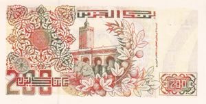 Algeria, 200 Dinar, P138 Sign.1