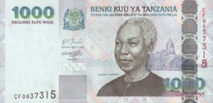 Tanzania, 1,000 Shilingi, P36b, BOT B35b