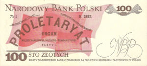 Poland, 100 Zloty, P143e v1, NBP B35f