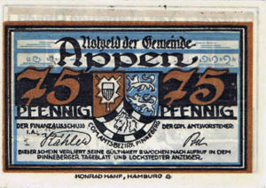 Germany, 75 Pfennig, 39.1