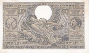 Belgium, 100/20 Francs/Belgas, P107