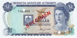 Bermuda, 1 Dollar, CS1