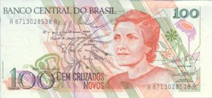Brazil, 100 Cruzado Novo, P220b