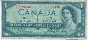 Canada, 1 Dollar, P66b