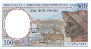 Central African States, 500 Franc, P101Cg