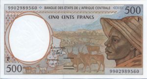 Central African States, 500 Franc, P301Ff