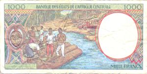 Central African States, 1,000 Franc, P302Fa