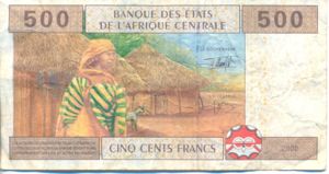Central African States, 500 Franc, P506F