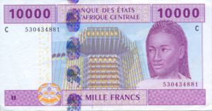 Central African States, 10,000 Franc, P610C