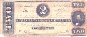 Confederate States of America, 2 Dollar, P66a
