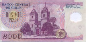 Chile, 2,000 Peso, P160a