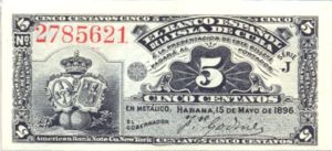 Cuba, 5 Centavo, P45a