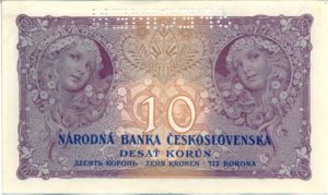 Czechoslovakia, 10 Koruna, P20s