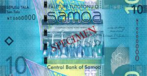 Samoa, 10 Tala, P39s