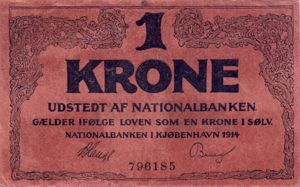 Denmark, 1 Krone, P10a