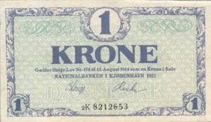 Denmark, 1 Krone, P12g