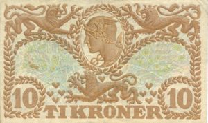 Denmark, 10 Krone, P31o