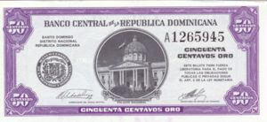 Dominican Republic, 50 Centavo Oro, P89a