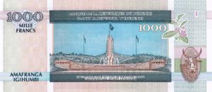 Burundi, 1,000 Franc, P39d