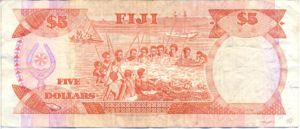 Fiji Islands, 5 Dollar, P93a