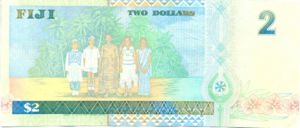 Fiji Islands, 2 Dollar, P96br