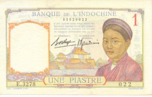 French Indochina, 1 Piastre, P54b