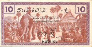 French Indochina, 10 Cent, P85d