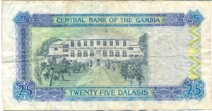 Gambia, 25 Dalasi, P22b