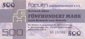 Germany - Democratic Republic, 500 Mark, FX7
