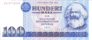 Germany - Democratic Republic, 100 Mark, P31r