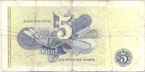 Germany - Federal Republic, 5 Deutsche Mark, P13e